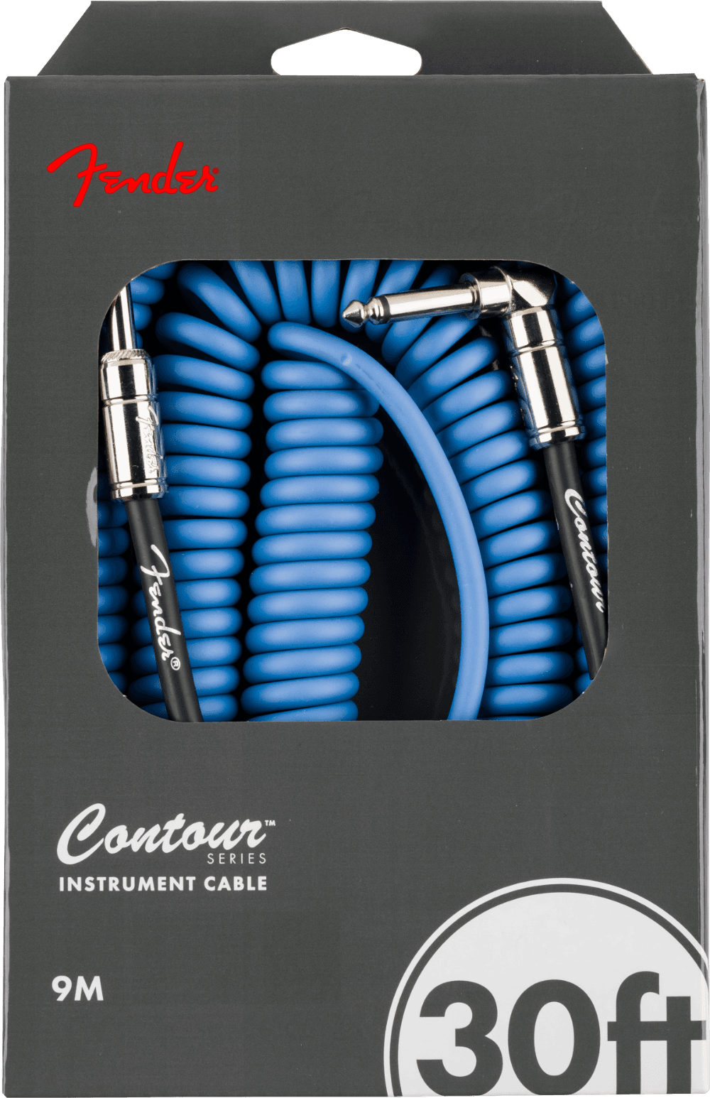 Cable Fender Contour Espiral 9 Metros 30ft Azul 0990573002