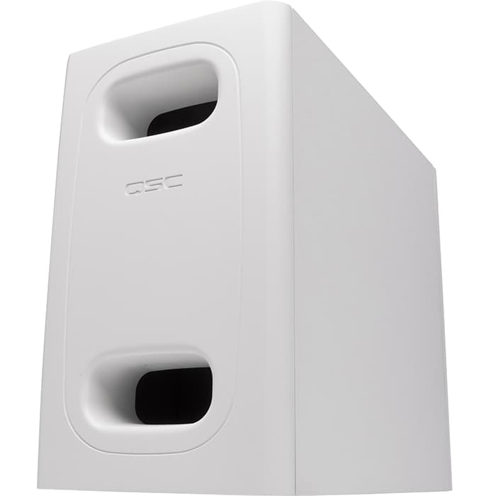 SUBWOOFER QSC AD-S.SUB-WH PARED PISO 6.5" 3