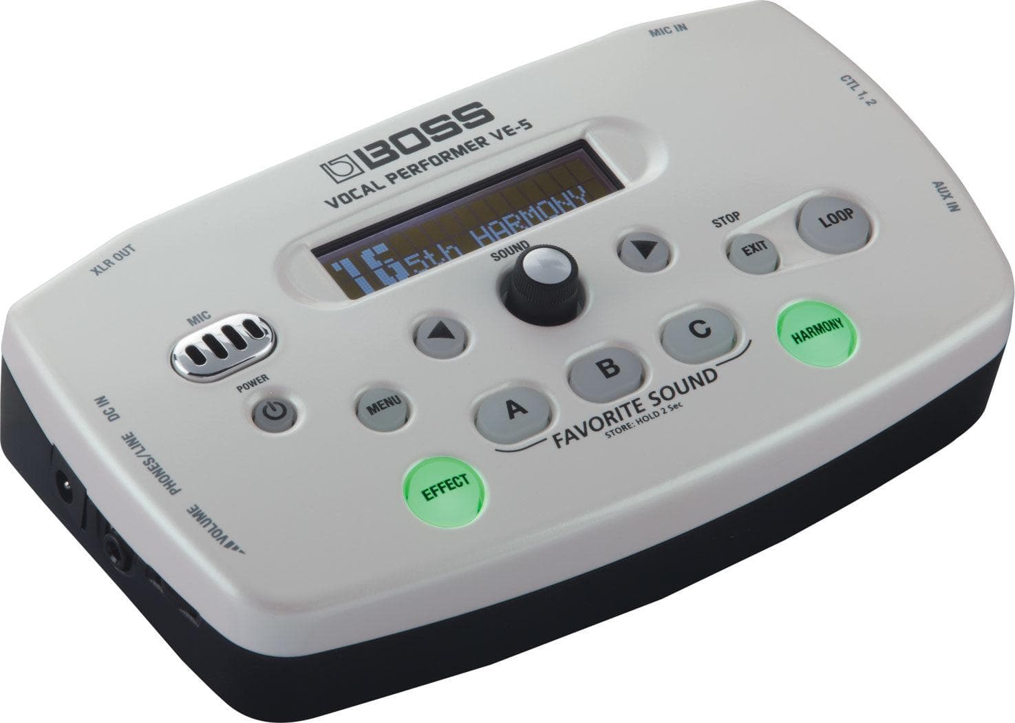 Procesador De Efectos Boss Voz Ve-5-Wh/Rd