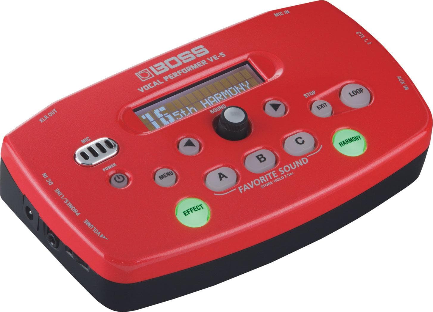 Procesador De Efectos Boss Voz Ve-5-Wh/Rd 2