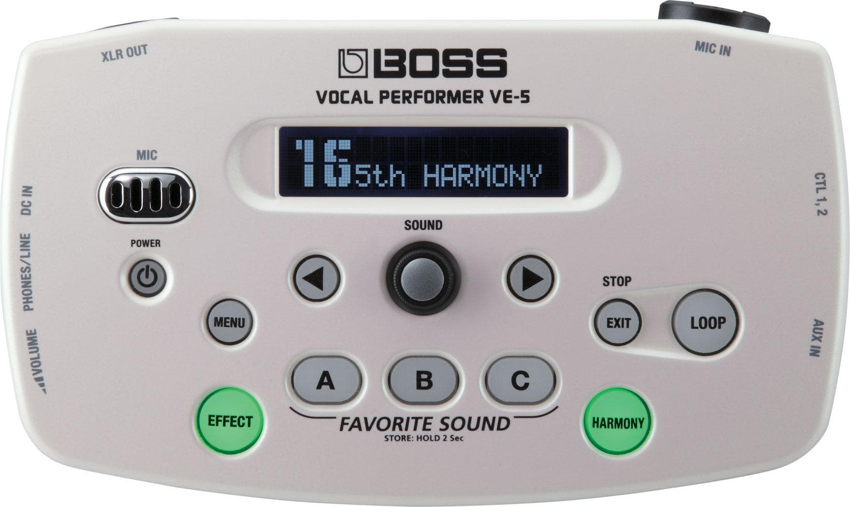 Procesador De Efectos Boss Voz Ve-5-Wh/Rd 8