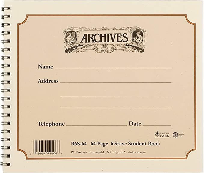 Cuaderno Pentagrado D Addario B6s-64