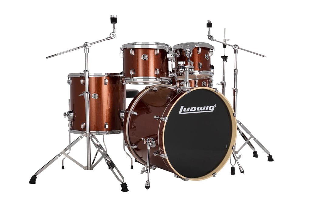BATERIA LUDWIG ELEMENT EVOLUTION 5 PIEZAS COLOR COBRE LE522024DIR