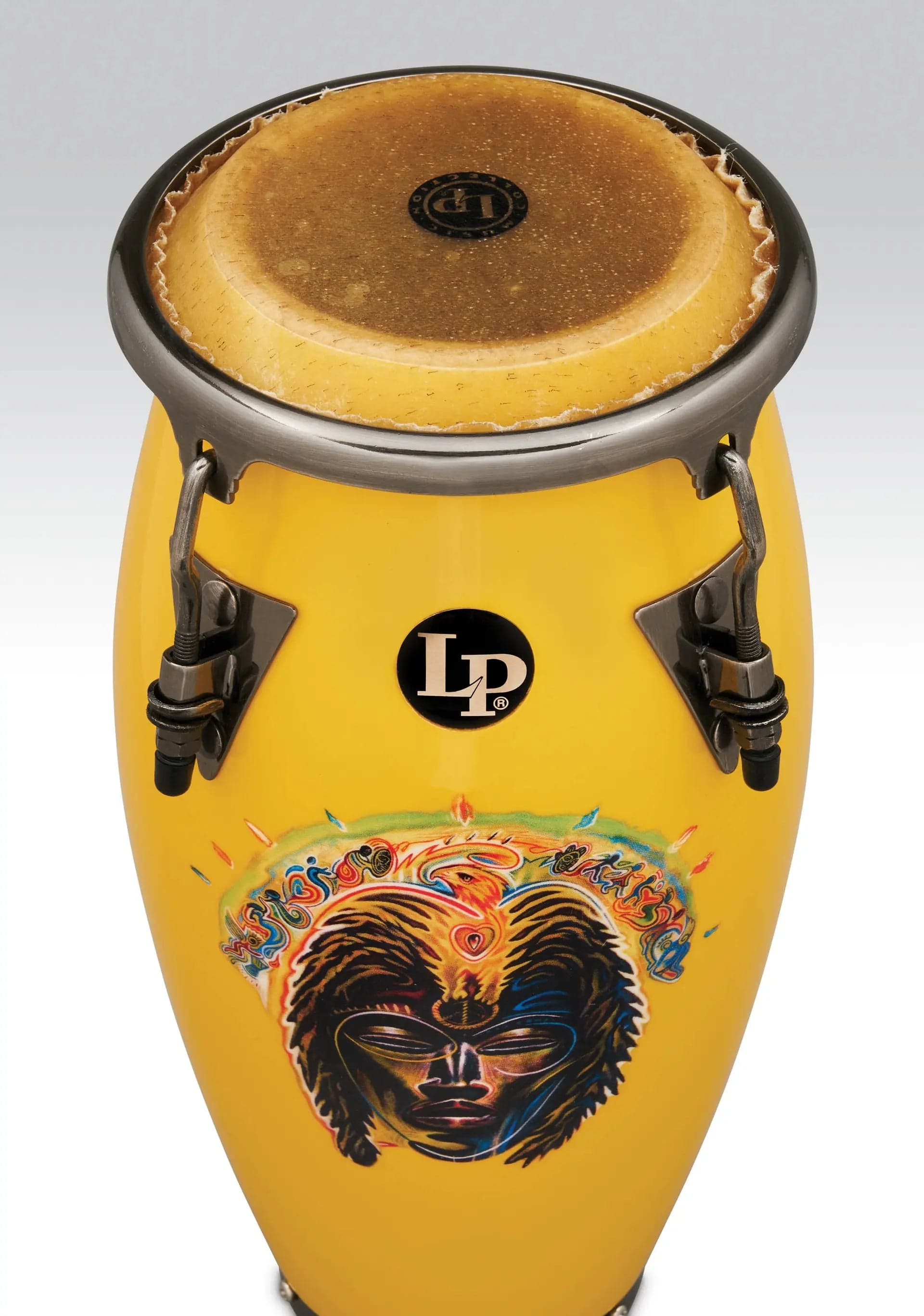 CONGA LP MINI 4 1/2 SANTANA AFRICA YLW LPM197-SAS 3