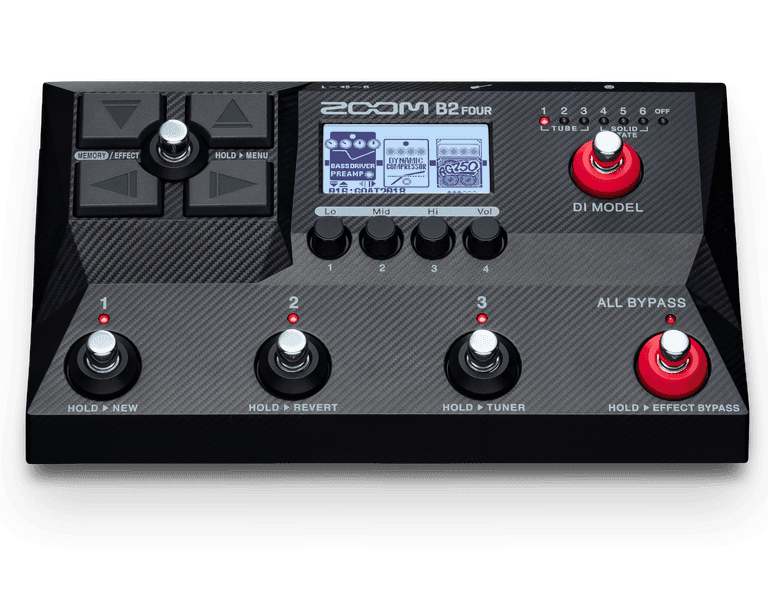 Procesador De Efectos Zoom B2 Four/220eu Bajo