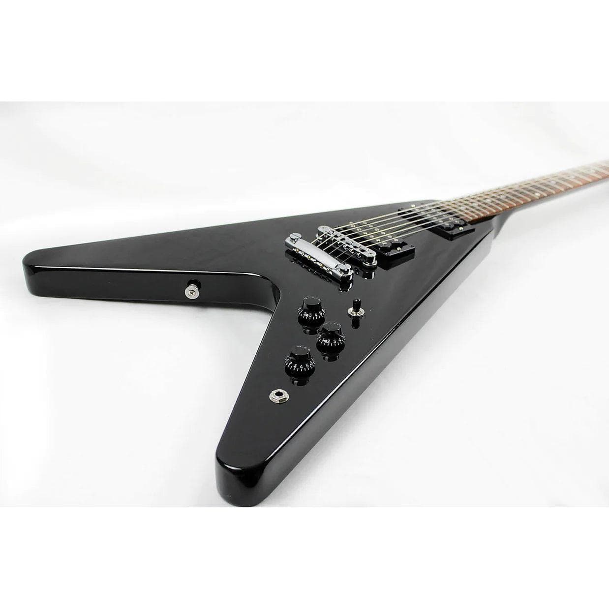 Guitarra Electrica Gibson DSVE00EBCH1 80s Flying V - Ebony 4