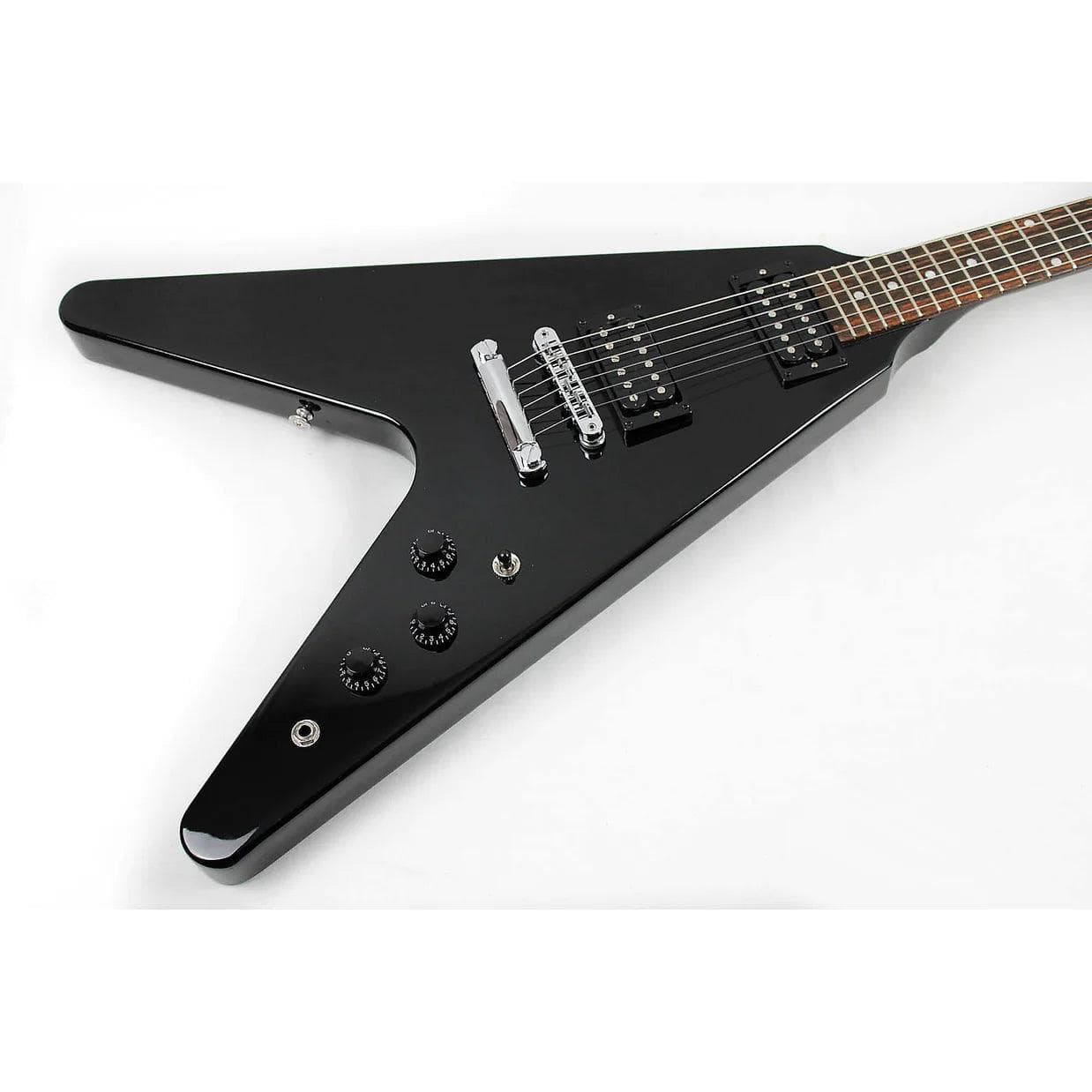 Guitarra Electrica Gibson DSVE00EBCH1 80s Flying V - Ebony 5