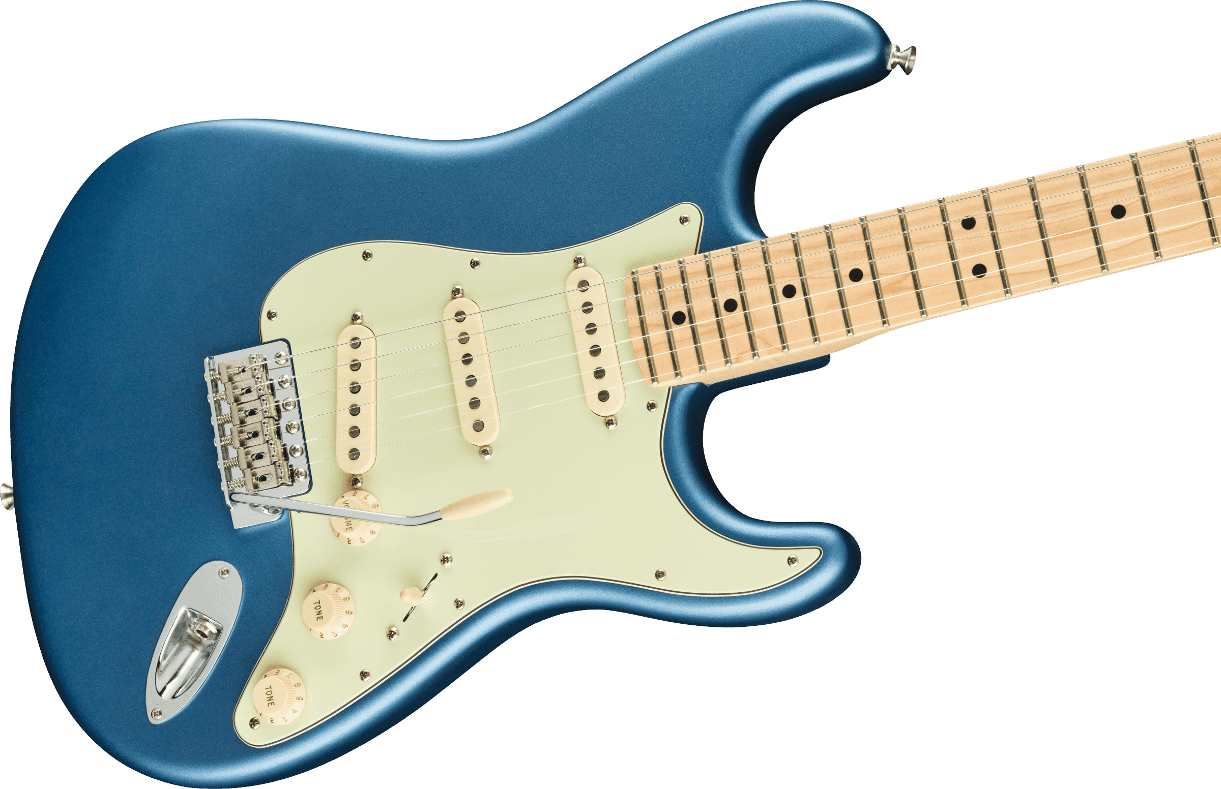 Guitarra Electrica Fender American Performer Stratocaster®, diapasón de arce, azul satinado Lake Placid 0114912302 4
