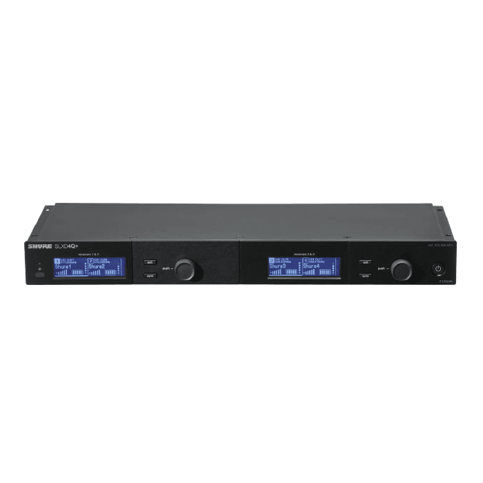 RECEPTOR CUÁDRUPLE SLXD4QDAN+ DE SHURE