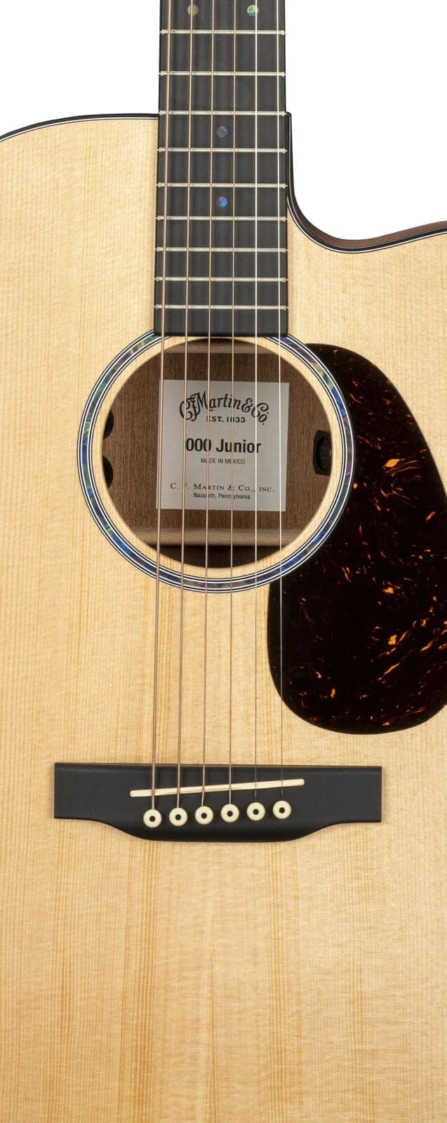 Guitarra Electroacustica Martin 000Cjr-E Satin Spr/Sap W/Ss 4