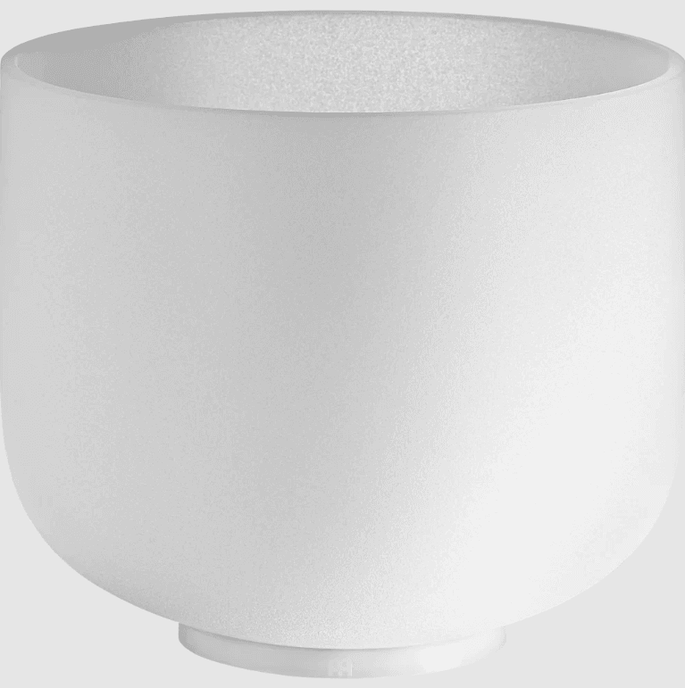 CUENCO DE CRISTAL 8", TONO C5 - CHAKRA RAÍZ