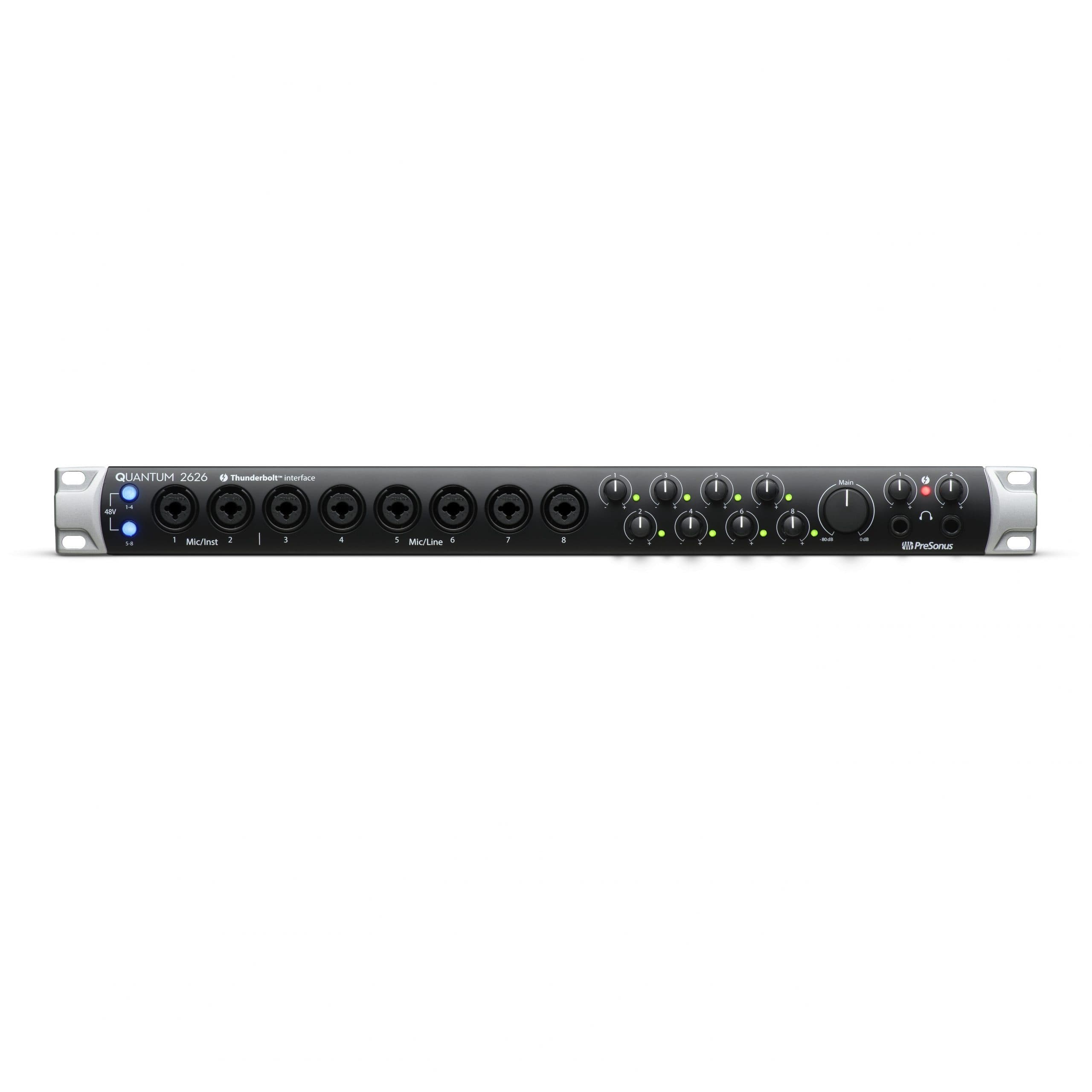 INTERFAZ DE AUDIO DE 8 CANALES QUANTUM 2626 2