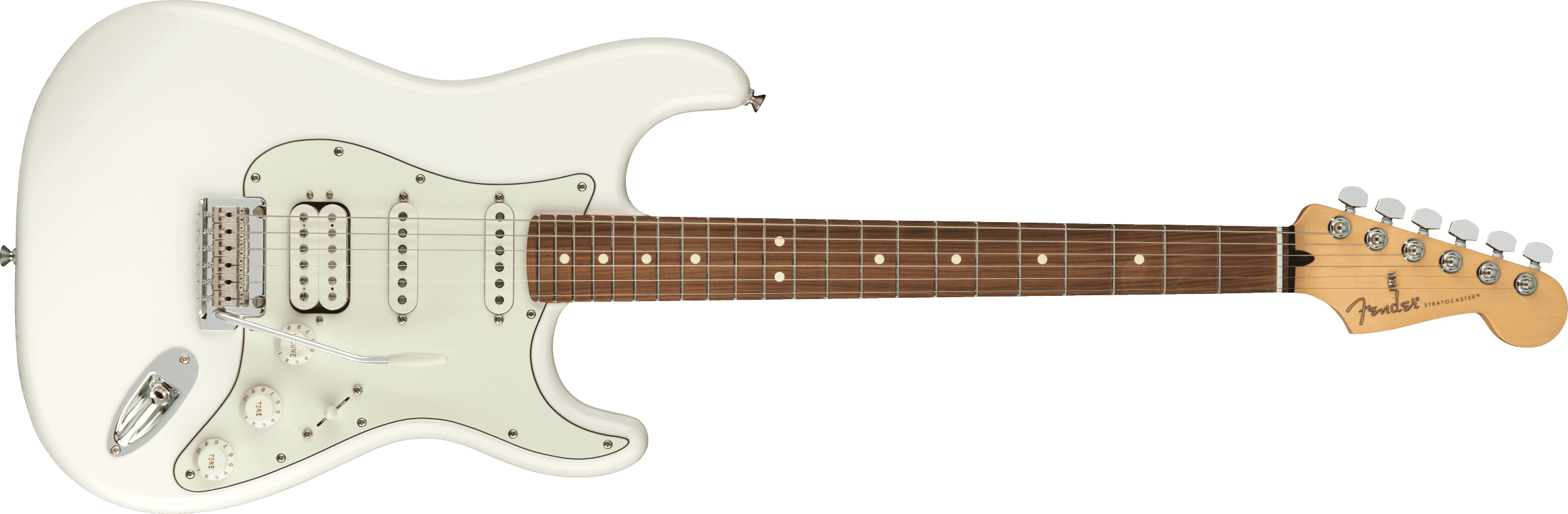 Guitarra Electrica Fender Player Stratocaster Hss, Pau Ferro Fingerboard, Polar White 0144523515