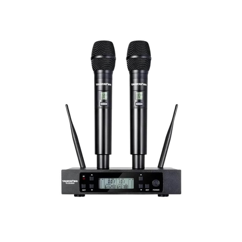 MICROFONO UHF DOBLE DE MANO TS-3310UH
