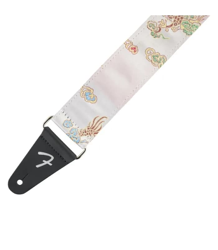 FENDER SATIN DRAGON STRAP, IVORY 1