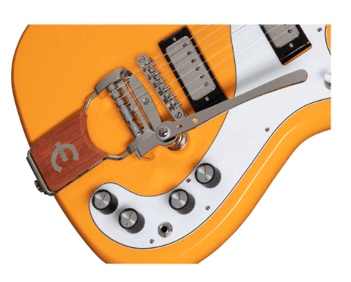Guitarra Electrica Epiphone EOCRCCCNH3 150th Anniversary Crestwood Custom - California Coral 6