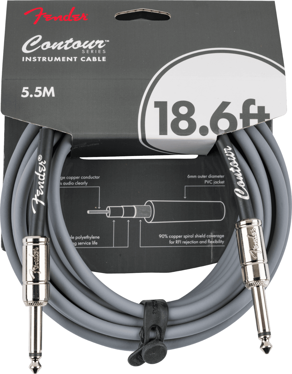 Cable Fender Contour 6 Metros Plata 18.6ft 0990571824