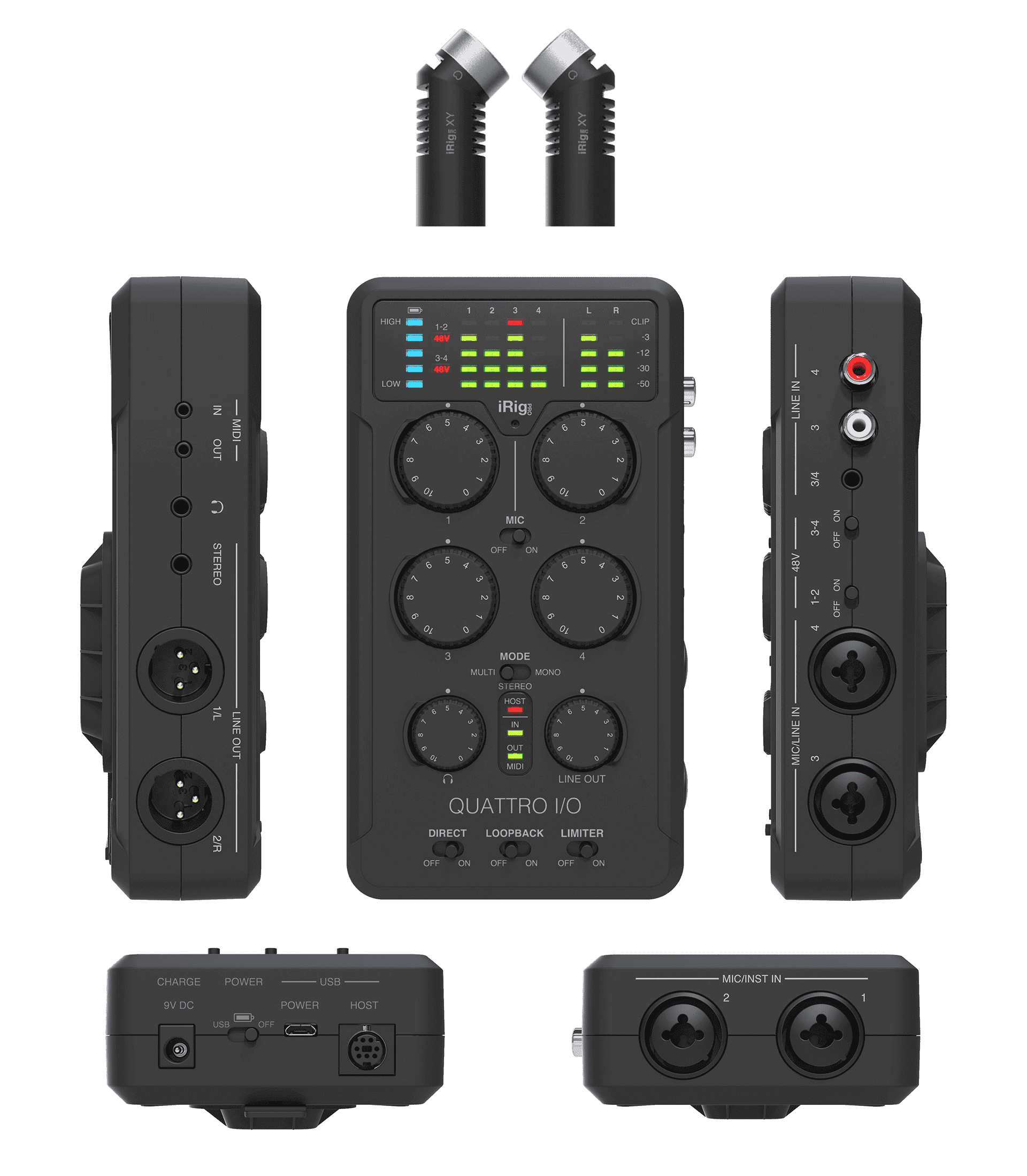 Interfaz Ik Multimedia Irig Pro Quattro I/o
