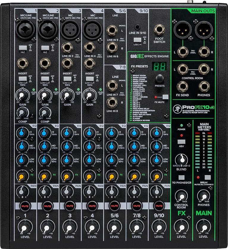 Mezclador Mackie Profx10V3 5