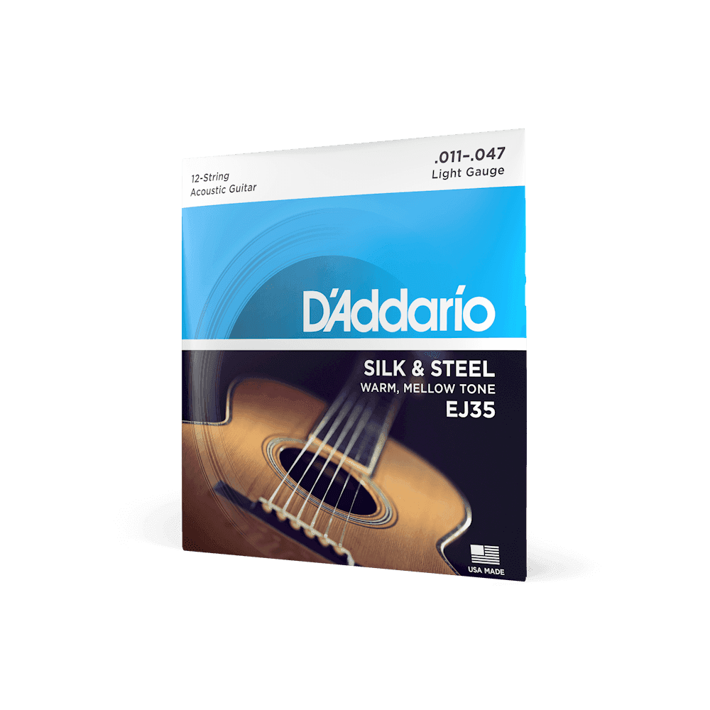 Encordado D Addario Guitarra Folk Ej35 12 Cuerdas 4