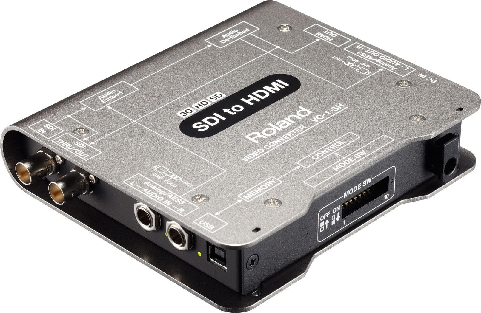 Convertidor De Video Roland Sdi Y Midi Vc-1-S