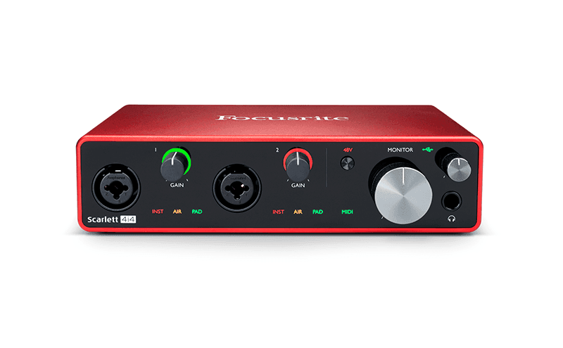 Interfaz Focusrite Scarlett 4i4 Iii Gen 2