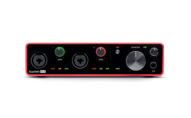 Interfaz Focusrite Scarlett 4i4 Iii Gen 4