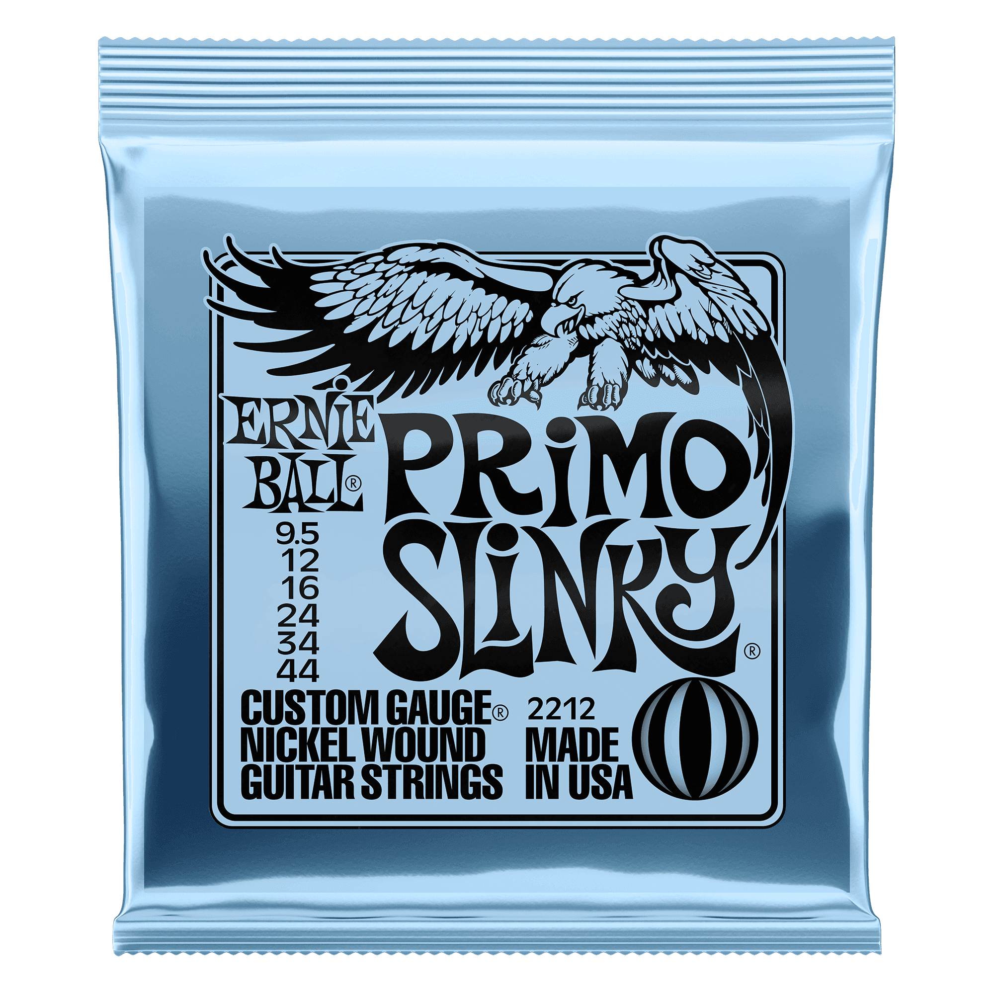 Encordado Ernie Ball Guitarra Electrica 2212 9.5-44
