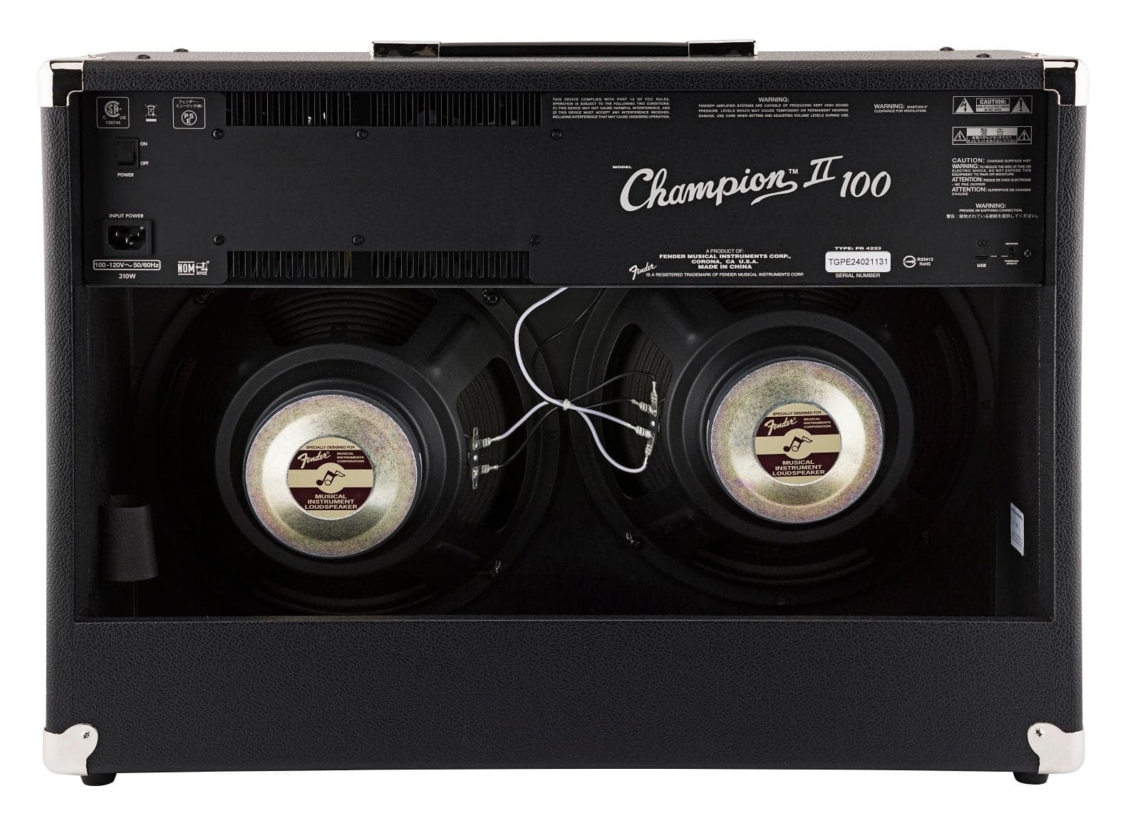 Amplificador Fender Champion Ii 100 2330900000 Para Guitarra Electrica 2