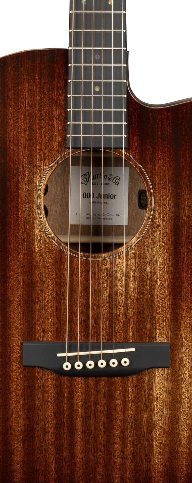 Guitarra Electroacustica Martin 000cjr-e Stmr Sap/sap W/s 4