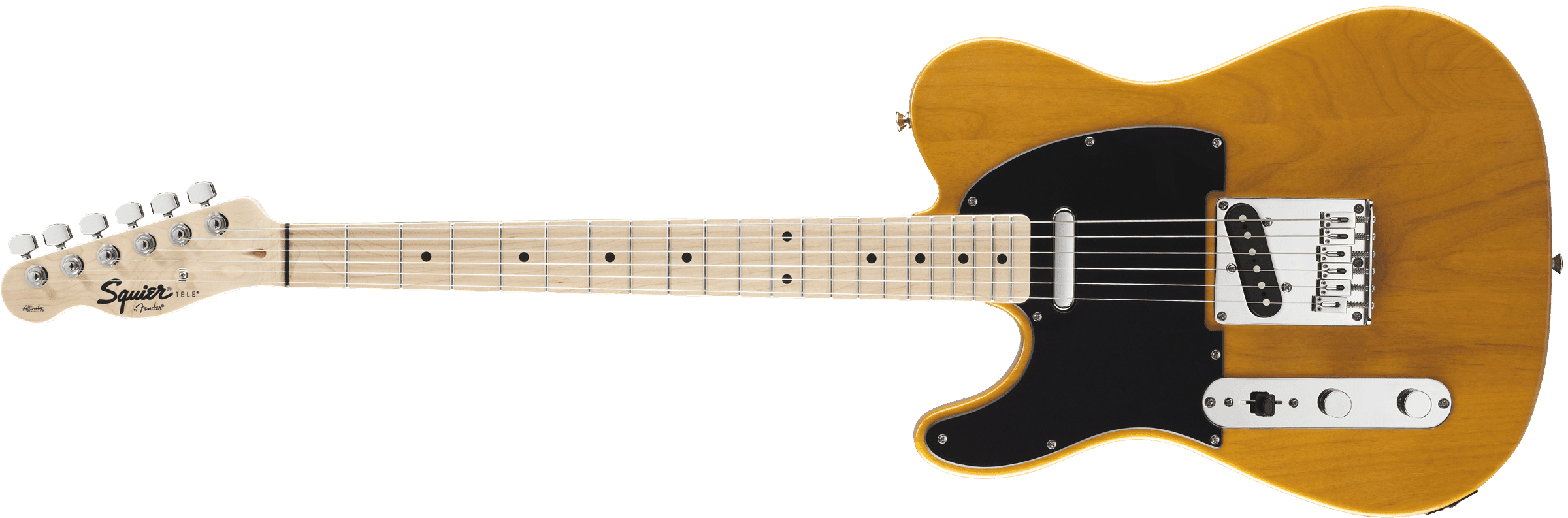 Guitarra Electrica Fender Squier Affinity Series™ Telecaster® Left-Handed, Maple Fingerboard, Butterscotch Blonde 0310223550 Zurda