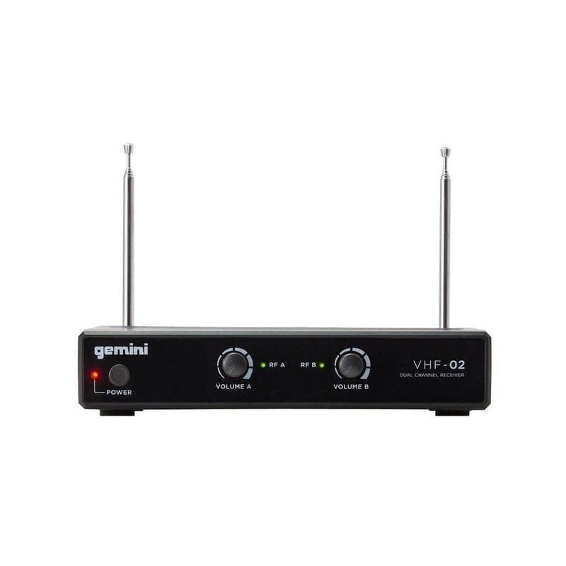 Microfono Gemini Vhf-02M-S26 Inalambrico Doble 2