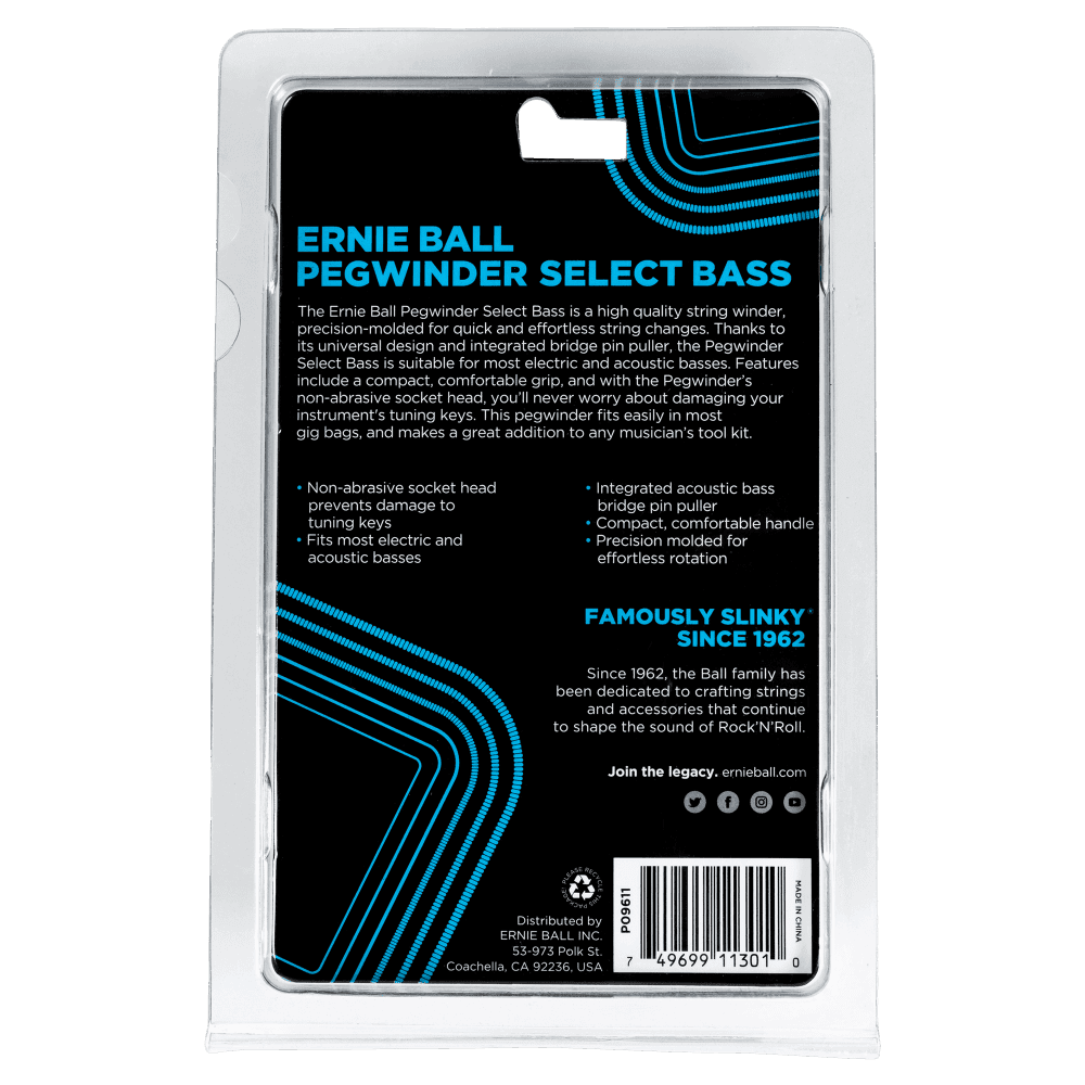Enrollador Ernie Ball P09611 Bajo 3