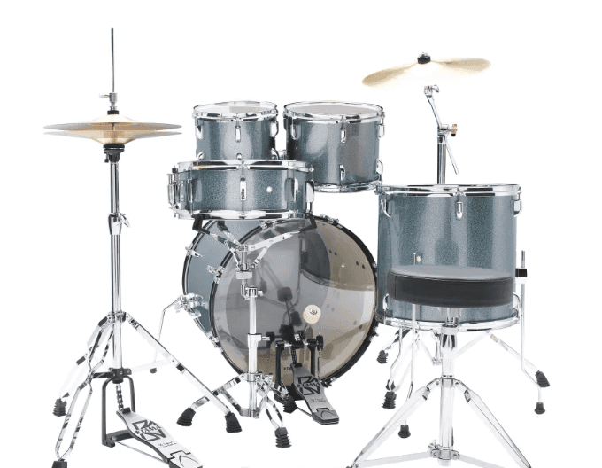 Batería Tama Stagestar ST52H5C-SEM Azul + bases + silla y platillos 2