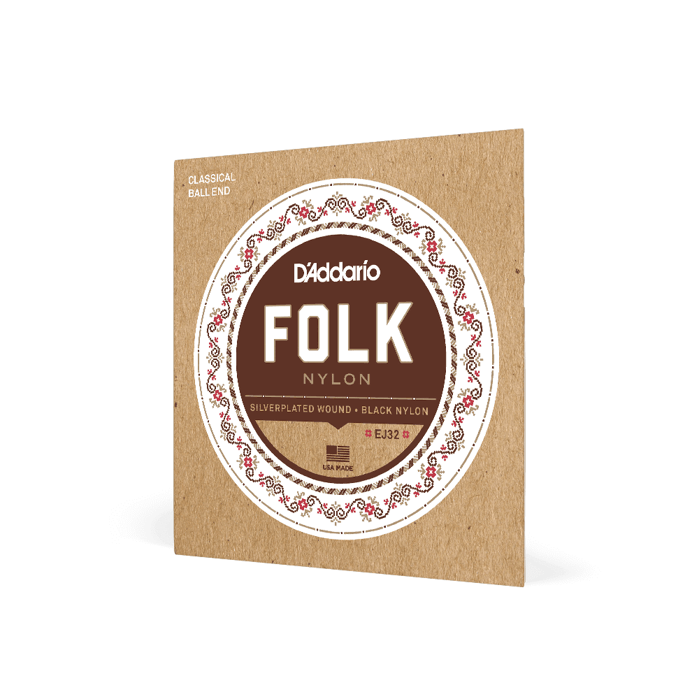 Encordado D Addario Guitarra Folk Ej32 Nylon 3