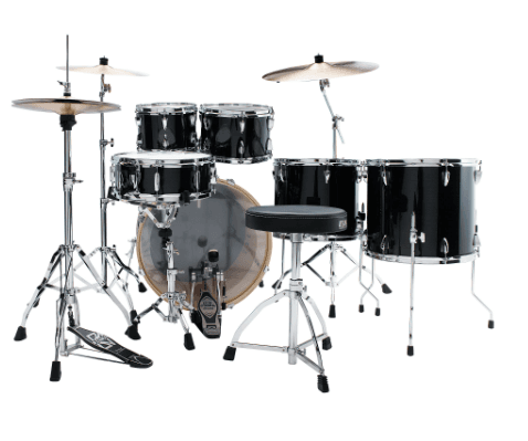 Bateria Tama Imperialstar Ip62h6w-hbk Negra 6 Pc 2