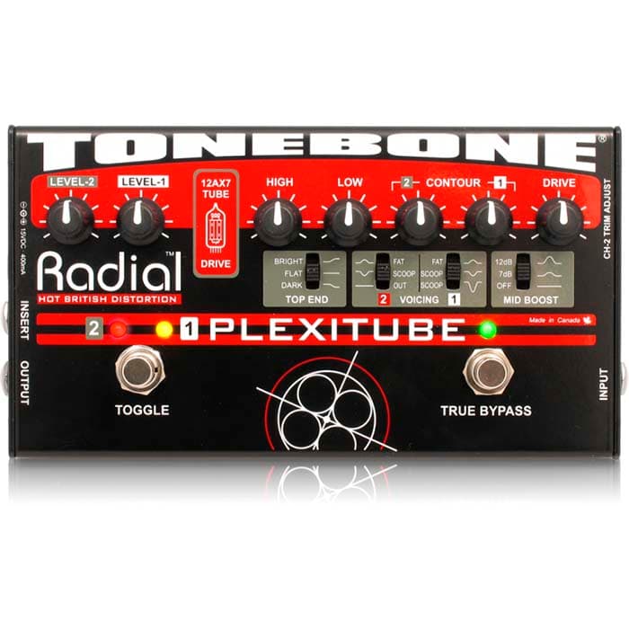 PEDAL RADIAL PLEXITUBE DOBLE GUITARRA