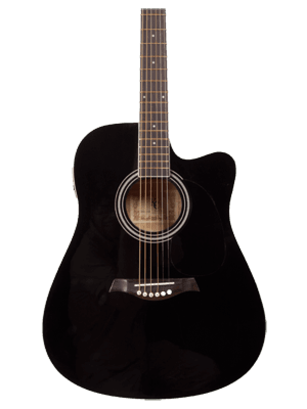 Guitarra Electroacustica Mc-art A14ce-b Negra 4