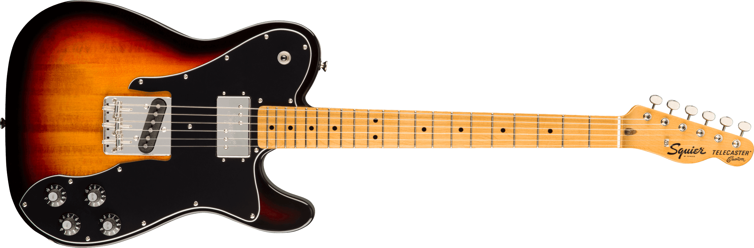Guitarra Electrica Fender Squier Classic Vibe 70s Telecaster Custom, Maple Fingerboard, 3-color Sunburst 0374050500