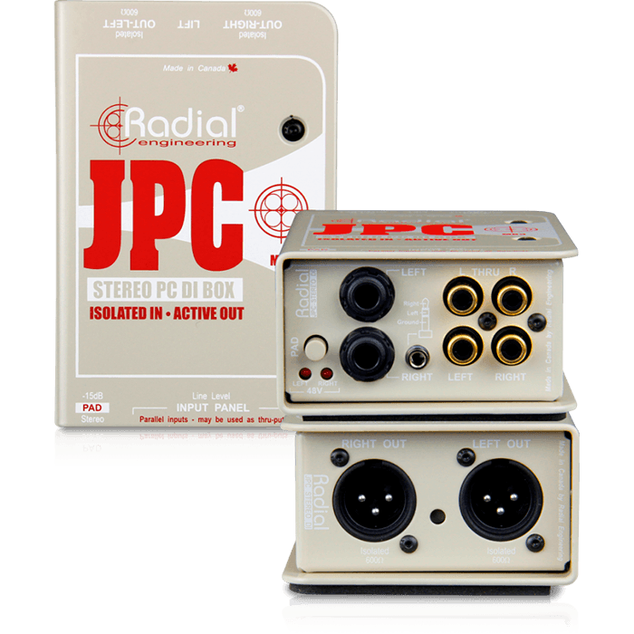 CAJA DIRECTA RADIAL JPC ACTIVA PARA PC