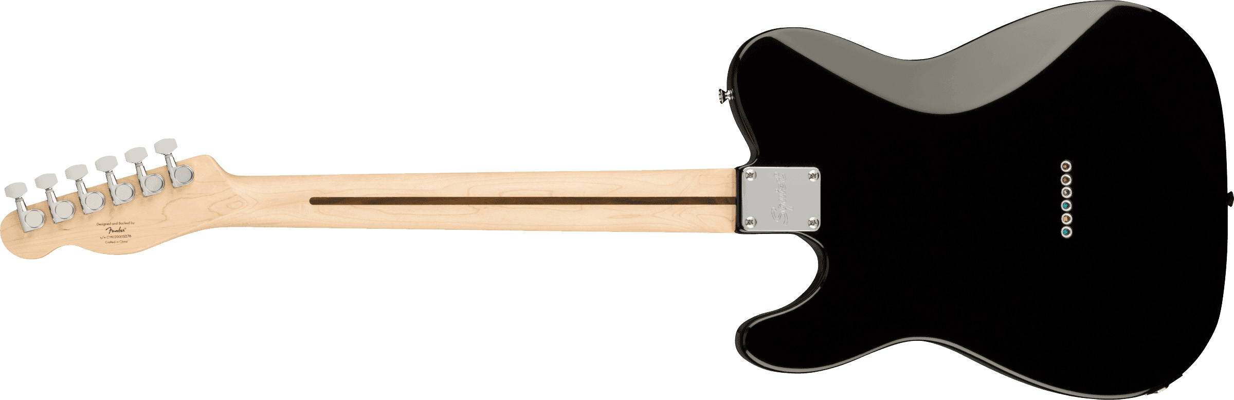 Guitarra Electrica Fender Squier Affinity Series™ Telecaster® Deluxe, diapasón de arce, golpeador negro, negro 0378253506 3