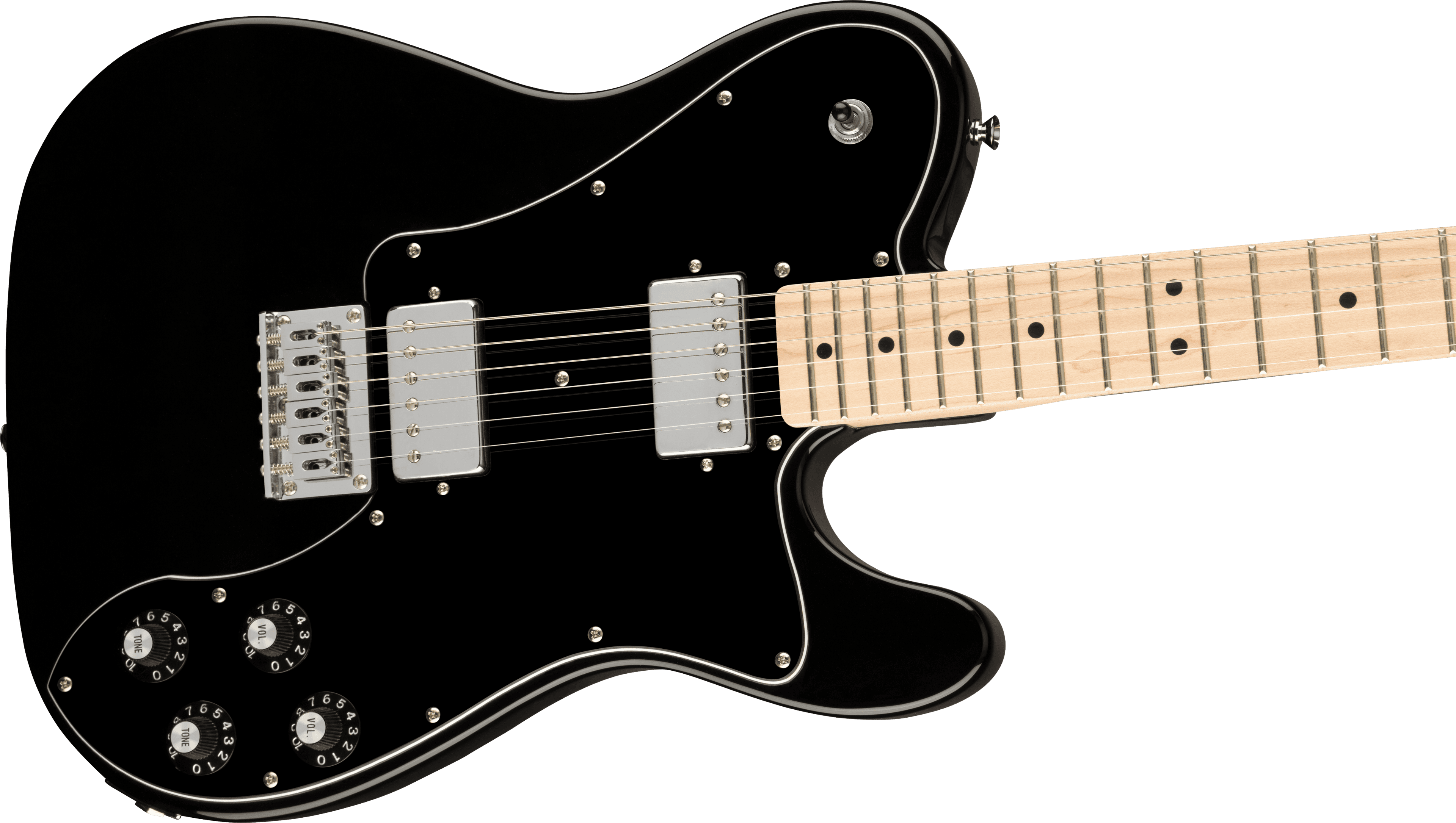 Guitarra Electrica Fender Squier Affinity Series™ Telecaster® Deluxe, diapasón de arce, golpeador negro, negro 0378253506 4