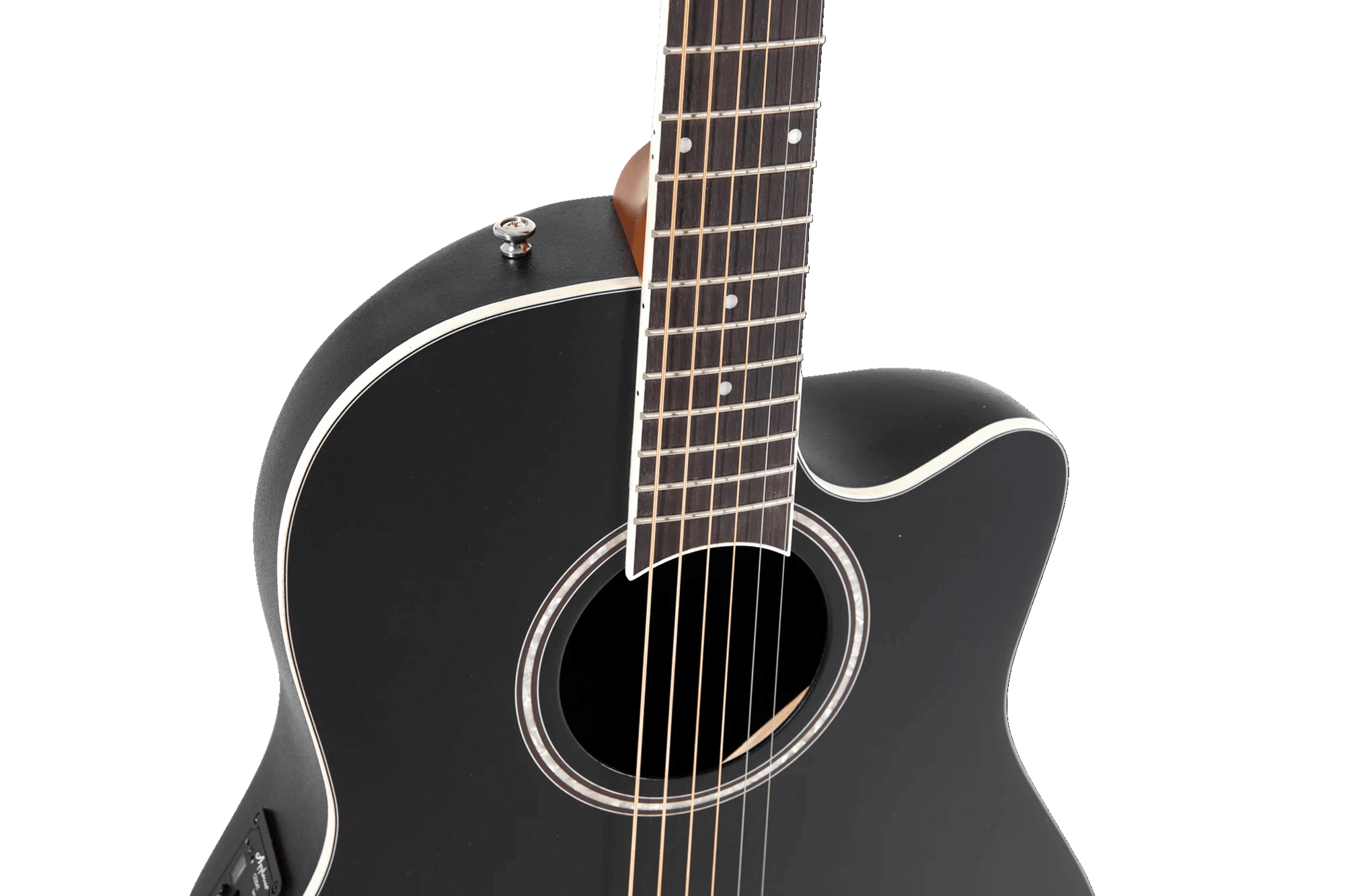 Guitarra Electroacustica Ovation Applause Ap521104 Ab24-5S Black Satin 6