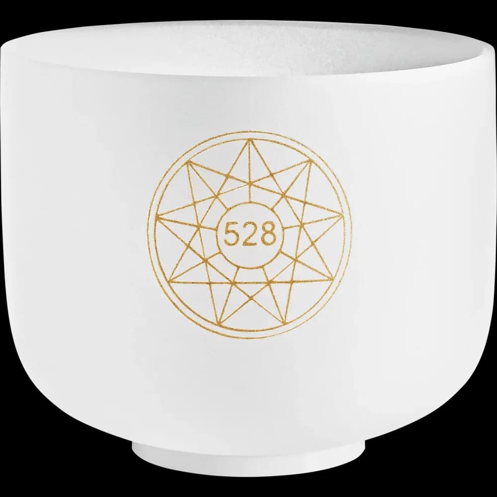 CUENCO DE CRISTAL SOLFEGGIO 8"-MI 528 HZ -TONO C5