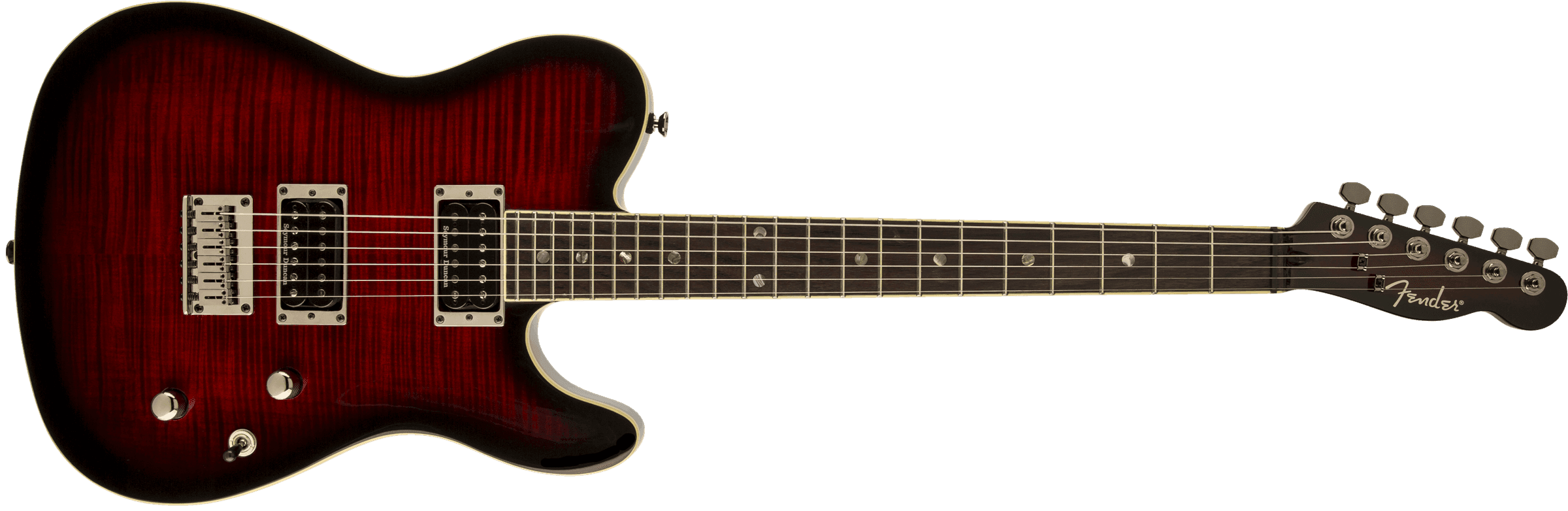 Guitarra Electrica Fender Custom Telecaster® FMT HH, Laurel Fingerboard, Black Cherry Burst 0262004561 Special Edition