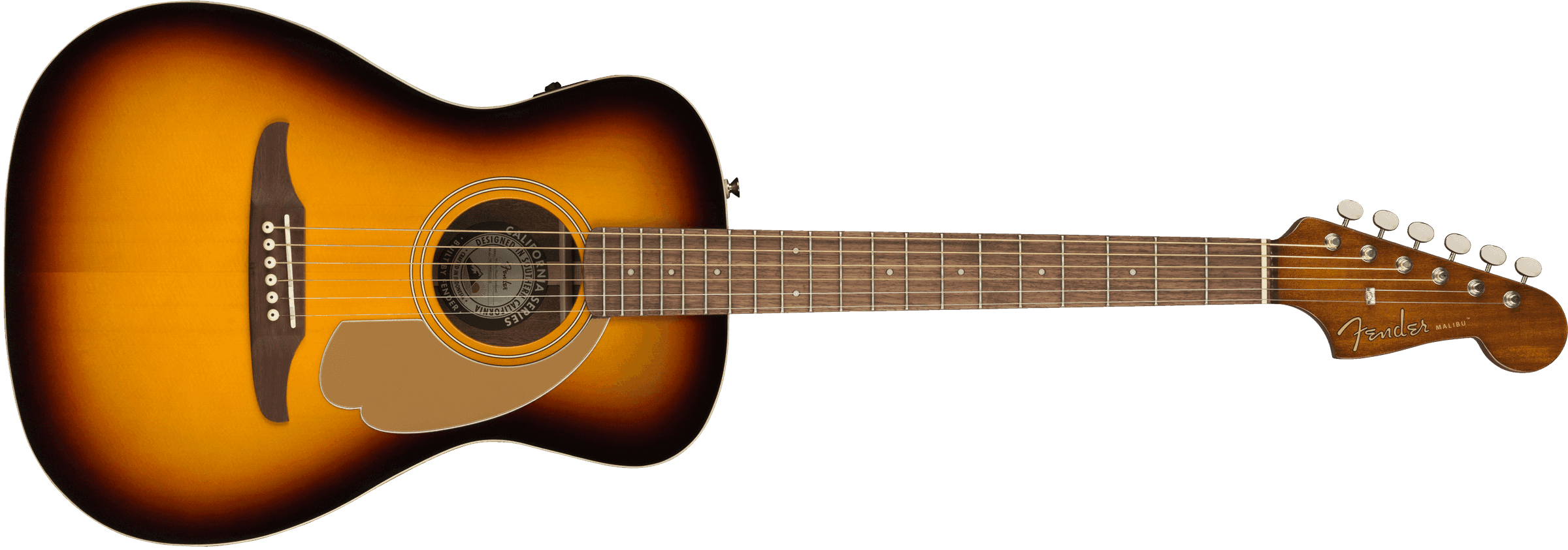 Guitarra Electroacustica Fender Malibu Player, Walnut Fingerboard, Sunburst 0970722003