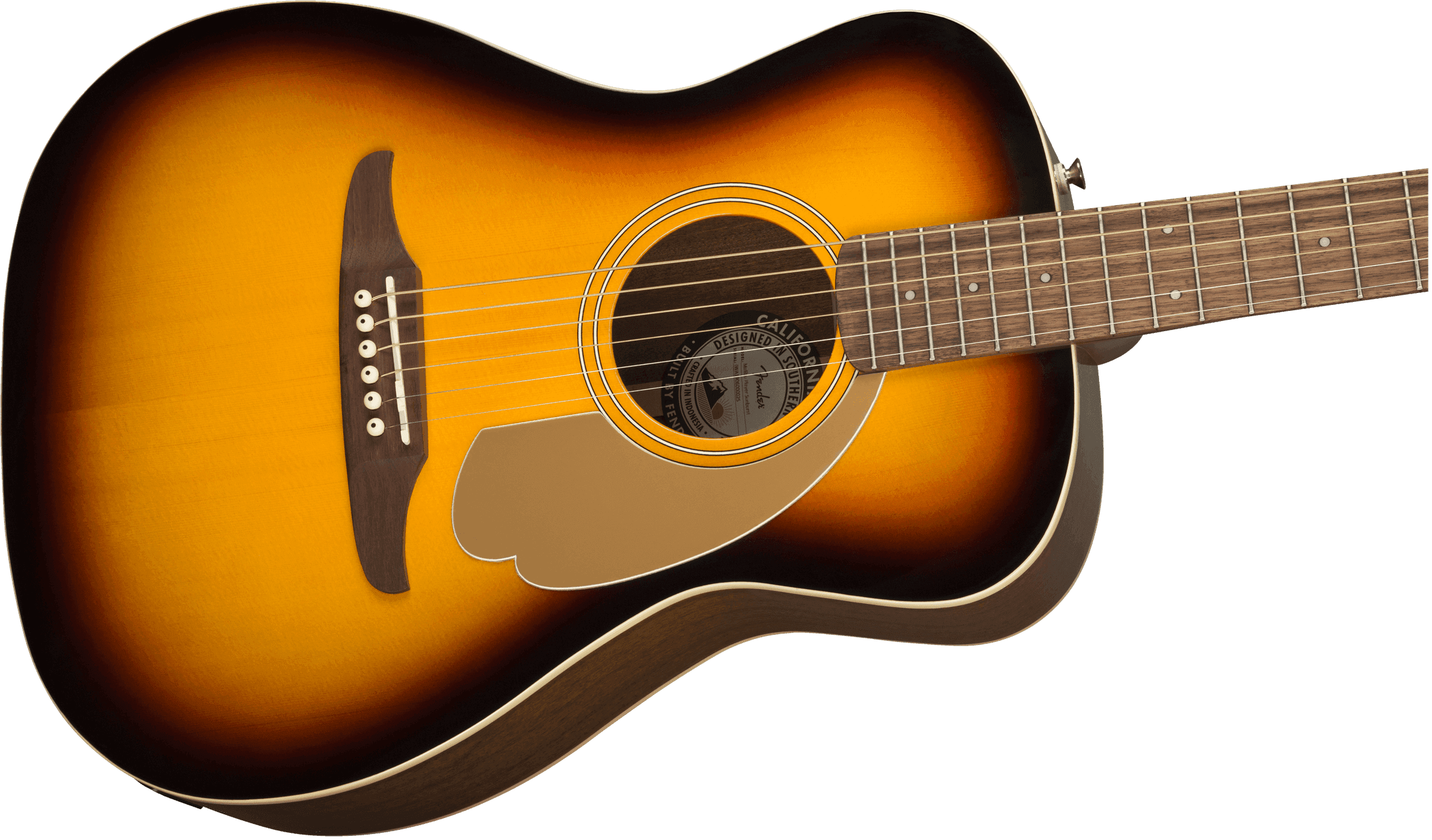Guitarra Electroacustica Fender Malibu Player, Walnut Fingerboard, Sunburst 0970722003 3