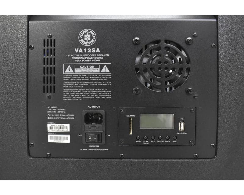 CABINA ACTIVA TOPP PRO VA42 12 SYS 1000W 12