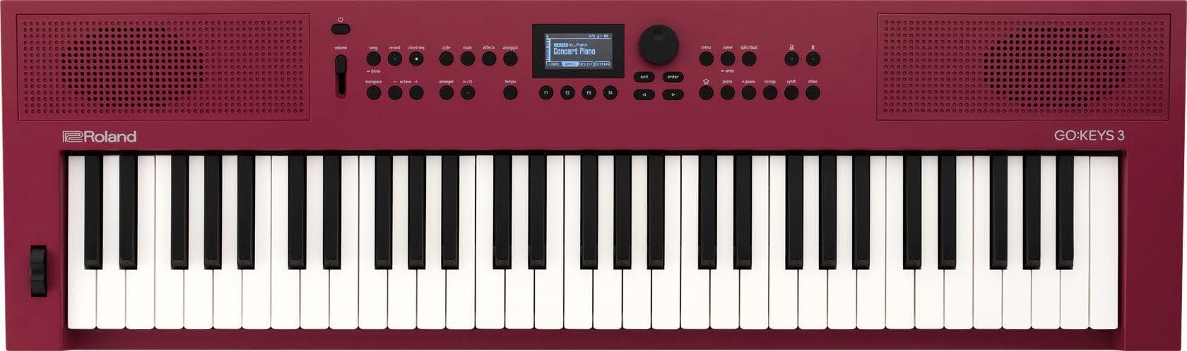 Teclado Roland Gokeys3-Rd Rojo