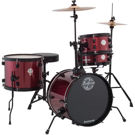 BATERIA LUDWIG POCKET KIT RED SPARKLE LC178X025DIR 2